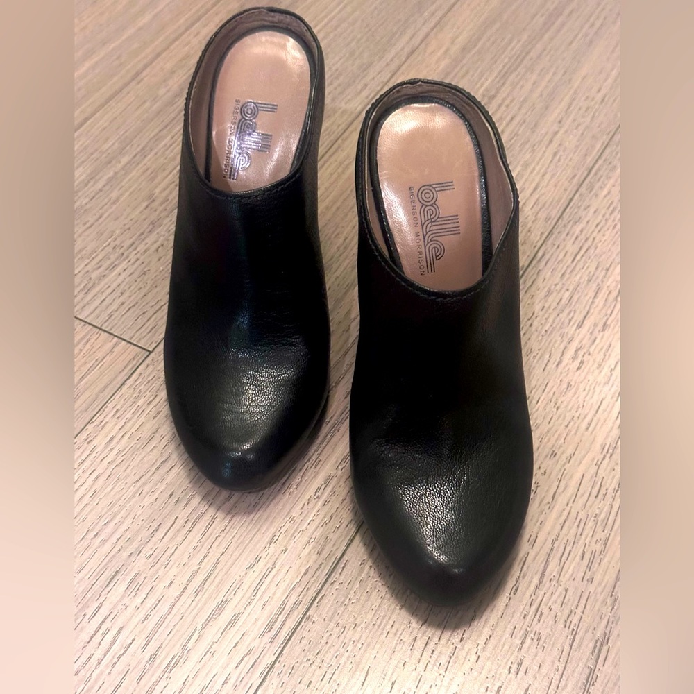 BELLE by SIGERSON MORRISON LEATHER MULES US SZ 5